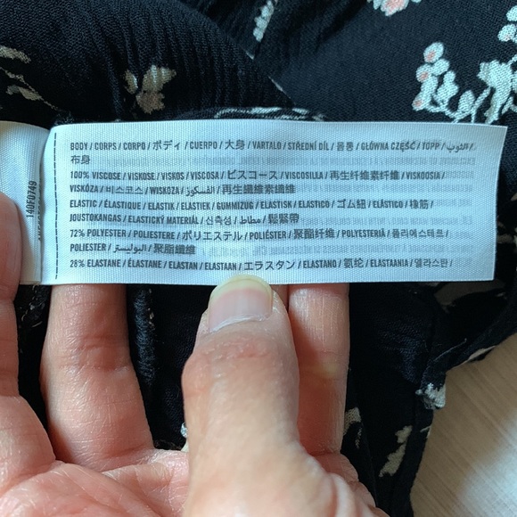 NWT A&F Abercrombie & Fitch floral corset peplum blouse - Picture 9 of 10